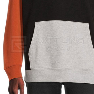 Meilleur prix Sweats à capuche en coton surdimensionnés tendance pour hommes Sweats à capuche surdimensionnés d'hiver teints unis à la mode en vente en ligne - Product Image 5
