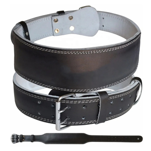 Ceinture de musculation professionnelle en cuir, soutien robuste pour les soulevés de terre, la force athlétique et le développement de la force - Product Image 1