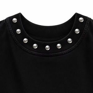 Débardeur personnalisé avec impression graphique en strass DTG, écologique, séchage rapide, 100% coton jersey, style streetwear, manches courtes, unisexe, OEM - Product Image 5