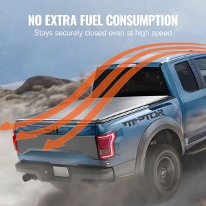 Cubierta enrollable para caja de camioneta Ford F-150 Styleside 2009-2024, cubierta de lona suave para caja de 5.5 x 5.4 pies - Product Image 6