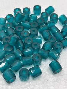 Cuentas de Vidrio Facetadas de 10 mm, Color Azul Turquesa, en Forma de Barril, para la Fabricación de Joyas, Pulseras, Collares, Pendientes, Proyectos de Manualidades, Venta al por Mayor - Product Image 1