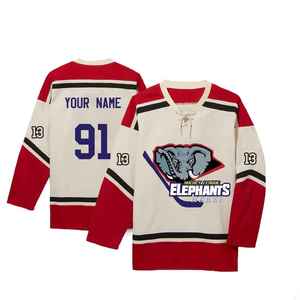 Wholesale Customizable Breathable 100% Polyester Solid Printed Front <b>Ice</b> <b>Hockey</b> <b>Jerseys</b> for Unisex Winter Sports - Product Image 5
