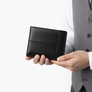 High Quality Genuine Leather Men <b>Wallet</b> with Classic Design on Front and Bifold with Multiple Card Holder - Product Image 2