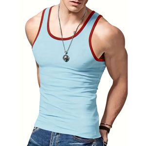 Professional Workout Men Tank Top Vendor Breathable Gym <b>Vest</b> OEM Production <b>Support</b> - Product Image 1