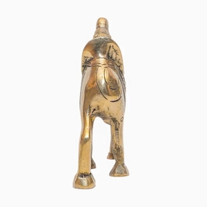 Statue de chameau en laiton artisanale vintage, figurine décorative, centre de table, accent décoratif pour le salon, la table, la bibliothèque et la décoration intérieure. - Product Image 6