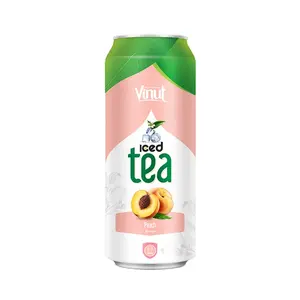 500ml Iced Tea Peach Health Drinks Fresh Can (tinned)