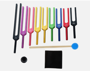 Ensemble de diapasons Solfeggio 174 Hz, 285 Hz, 396 Hz pour instrument de guérison sonore. - Product Image 1