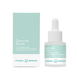 Suero de Ceramidas Mineral Botanica 20ml OEM ODM Marca Privada para Piel Seca y Áspera que Reduce las Arrugas y Repara la Piel - Product Image 1