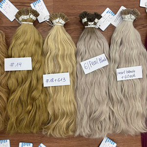 Oferta especial: Extensiones de cabello humano vietnamita 100% natural, tipo I-Tip, en paquetes, lisas, en varios colores. - Product Image 1