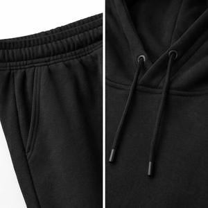 Sweat-shirt à capuche pour homme, 100% coton, logo personnalisé, manches longues, coupe classique, respirant, léger, décontracté, hiver - Product Image 5
