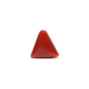 Natural Red Coral Oval Cabochon 8.7 Carat Loose Gemstone 8x10mm for Fine Jewelry - Product Image 2