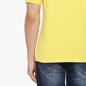 Camiseta de Hombre Oversize de Punto Formal de Poliéster/Algodón con Logotipo Personalizado al por Mayor OEM - Product Image 5