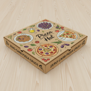 กล่องพิซซ่าพิมพ์ลายตามสั่งคุณภาพสูง สำหรับบรรจุภัณฑ์พิซซ่า พร้อมโลโก้และกระดาษลูกฟูกเกรดอาหาร - Product Image 5