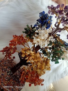 7 Chakra pierres précieuses arbre 1500 perles arbre haute qualité cristal décoratif naturel puces arbre utilisation pour la décoration de noël - Product Image 4