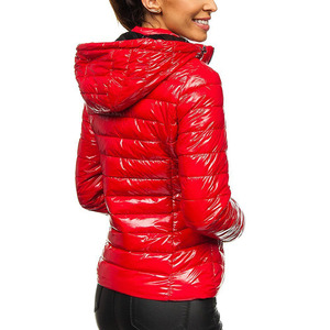 Latest Design Cheap Price Women Puffer Jacket Low MOQ Solid Color Women Puffer Jacket In Low MOQ New Fashion - Product Image 3