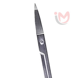 Tijeras Profesionales para Manicura y Pedicura, de Acero Inoxidable, con Hoja Recta y Mango de Plástico, para el Cuidado de las Uñas en Salones de Belleza - Product Image 2