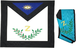 Tabliers maçonniques rectangulaires brodés à la main de haute qualité, service OEM en gros, respirants, pour hommes, vente en gros de régalia - Product Image 4