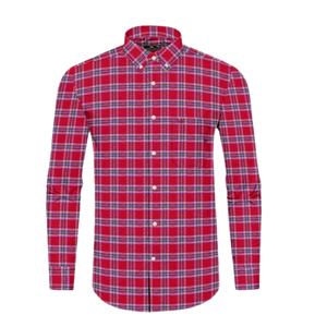 Chemise à manches longues pour homme 100% coton, formelle, blanche, boutonnée, fabricant OEM - Product Image 6