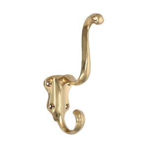 Perchero de pared de latón de lujo para baño y dormitorio con organización funcional y soporte de almacenamiento diario - Product Image 1
