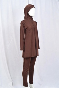 Modest Islamic Swimwear Manufacturer of Plus Size Long Sleeve UPF30 Polyester/Nylon Lightweight All Seasons Burkinis for Unisex - Product Image 4