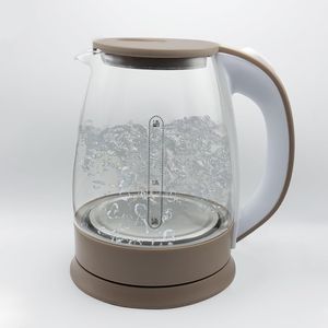 Bouilloire électrique Kenlanz 1,8 L 1000 W à ébullition rapide avec arrêt automatique et protection contre l'ébullition à sec, bouilloire à eau en acier inoxydable - Product Image 1