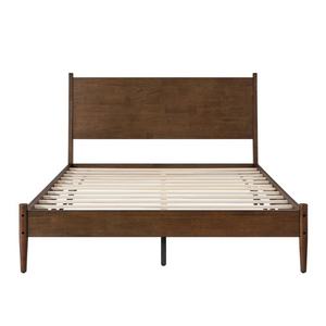 Lit plateforme K2627 avec tête de lit plate, style Mid-Century, cadre de lit plateforme, vente en gros, commande de meubles sur mesure pour la maison B2B - Product Image 4