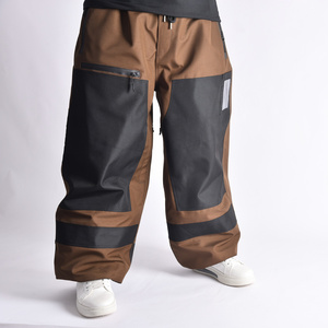 Pantalones Cargo Impermeables para Hombre, con Bloques de Color, de Poliéster y Nailon, Estilo Urbano, para Snowboard y Esquí, con Cierre de Cremallera - Product Image 1