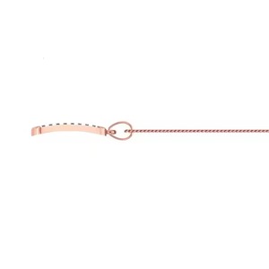 Luxury gold diamond pendant I for women lightweight fine jewelry for party wedding anniversary gift with elegant design - Product Image 2