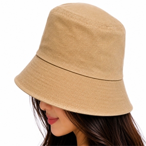 Chapeau Bob Unisexe Couleur Premium Style Estival Look Minimaliste Tendance Léger Confortable Mode Urbaine Sensation Coton Doux - Product Image 4