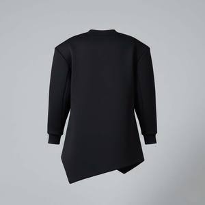 Suéter de Punto de Invierno para Mujer, Diseño de Lujo, Estructurado, 100% Algodón, Manga Arquitectónica 3D, Tejido de Alta Calidad - Product Image 2