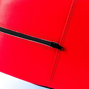 เป้าซ้อมมวยแบบเตะ วัสดุ PU ทนทาน อุปกรณ์ฝึกซ้อม สีแดงดำ - Product Image 3