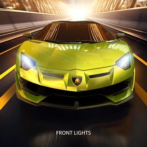 Coche de Juguete Eléctrico Lamborghini a Escala 1:24, Coche Deportivo de Carreras con Control Remoto, Modelo de Vehículo RC para Niños y Niñas, Regalo de Cumpleaños - Product Image 3