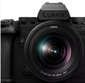 Appareil photo instantané sans miroir LUMIX S5II RAW avec streaming IP, zoom 16x, 8MP + objectifs 50mm F1.8, carte SD, 4K/8K, étanche, écran IPS double de 2,8 pouces - Product Image 1