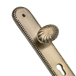 Premium Solid Brass Coronet Bevel Mortice <b>Door</b> <b>Knob</b> Plate | Modern Style Durable Outdoor Hotel Decorative <b>Door</b> Hardware Keyhole - Product Image 2