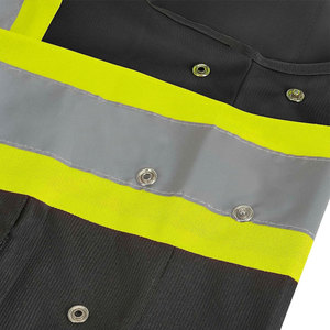 Chalecos de trabajo de alta visibilidad con logotipo personalizado en venta, chalecos de seguridad personalizados baratos - Product Image 5