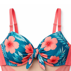 Traje de Baño Elegante de Una Pieza para Mujer, Diseño Floral Tropical, Transpirable, Ligero, de Secado Rápido, con Logotipo Personalizado OEM - Product Image 3