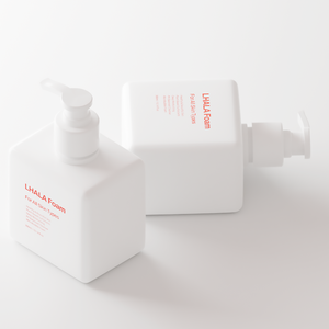 LHALA Foam Cleanser Hydrating Whitening Face Wash Micro Oxygen O2 Bubbles Deep Cleaning Anti-Wrinkle Facial Micro Organic - Product Image 1