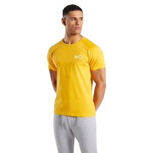 Camiseta de Hombre, Corte Regular, 100% Algodón, Antiarrugas, Cuello Redondo, Manga Corta, Estilo Casual Urbano, Tejido Sólido, 300g, Talla Grande 5XL - Product Image 3