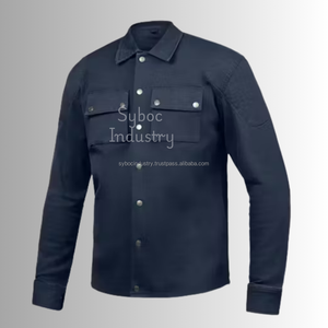 เสื้อแจ็คเก็ตป้องกันสำหรับผู้ชายขี่มอเตอร์ไซค์ ผ้าฟลานเนล พร้อมแผ่นป้องกัน CE ที่ไหล่เสริมความแข็งแรง - Product Image 5