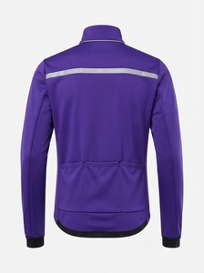 Veste de cyclisme d'hiver pour homme avec logo personnalisé, softshell, thermique, imperméable, coupe-vent, réfléchissante, manches longues - Product Image 6