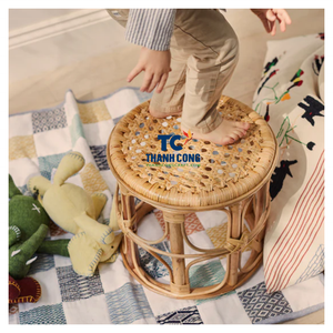 SILLA DE RATÁN para niños hecha a mano de alta calidad, MUEBLES DE BEBÉ DE RATÁN personalizados, fabricante de Vietnam, servicio de exportación rápido al por mayor - Product Image 1