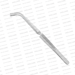 Pince à tampon Jackson 22 cm, pince à tampon nasal ORL courbée à baïonnette, pinces à tampon pour gaze laryngée par Vaslcare - Product Image 3