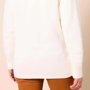 Women Knitted Turtleneck <b>Cardigan</b> <b>Long</b> Sleeve Solid Color Fully Customized Design <b>Button</b> Closure Full Length Regular Fit Sweater - Product Image 4
