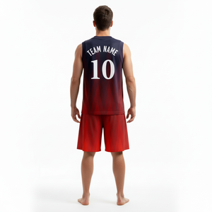Maillot de basket-ball réversible personnalisé, vêtements de sport, vêtements d'été, maillot de basket-ball pour hommes, ensemble de vêtements de basket-ball - Product Image 2