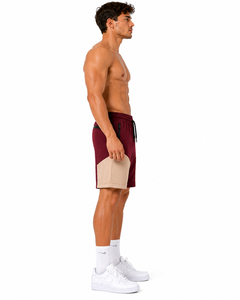 Wholesale High Quality Men Windbreaker Shorts <b>Set</b> Oxford Fabric <b>Waterproof</b> Breathable OEM Service Gym Running Unisex Knee Shorts - Product Image 2