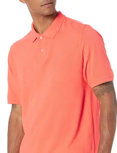 Chemises polo décontractées pour hommes, nouvelle collection, design tendance, logo personnalisé, couleur unie, respirantes, prix avantageux. - Product Image 4
