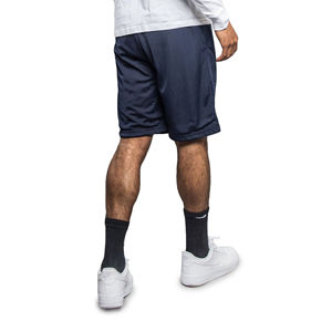 Shorts de basketball bleus pour hommes, unis, écologiques, séchage rapide, respirants, pour entraînement sportif, gym, course à pied, taille élastique, athlétiques, personnalisables - Product Image 5