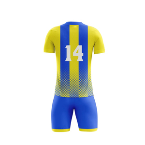 Derniers modèles de maillots de foot pour adultes, prix de gros, meilleure qualité, 100% polyester, vêtements de sport, uniforme de foot - Product Image 3