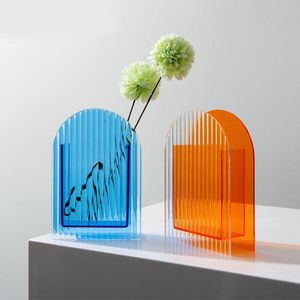 Premium Transparent Acrylic Flower <b>Vase</b> For Wedding Centerpiece Decoration And Contemporary Home Styling Use - Product Image 3
