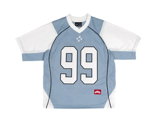 Custom Retro Cropped American Football Jersey Oversized Streetwear Mesh <b>Hip</b> Hop Boxy Fit Team Wear 2025 100% Polyester Quick Dry - Product Image 5